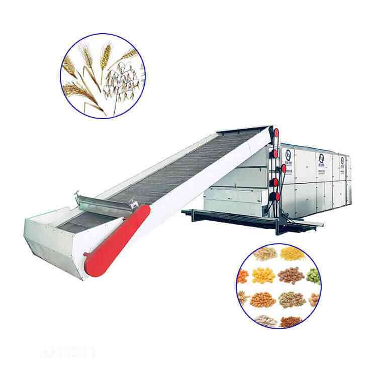 cereal continuous mesh belt dryer